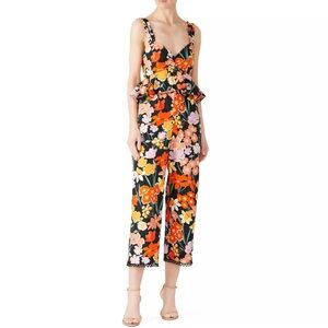 Saylor Ines Bold Floral Jumpsuit, Romper